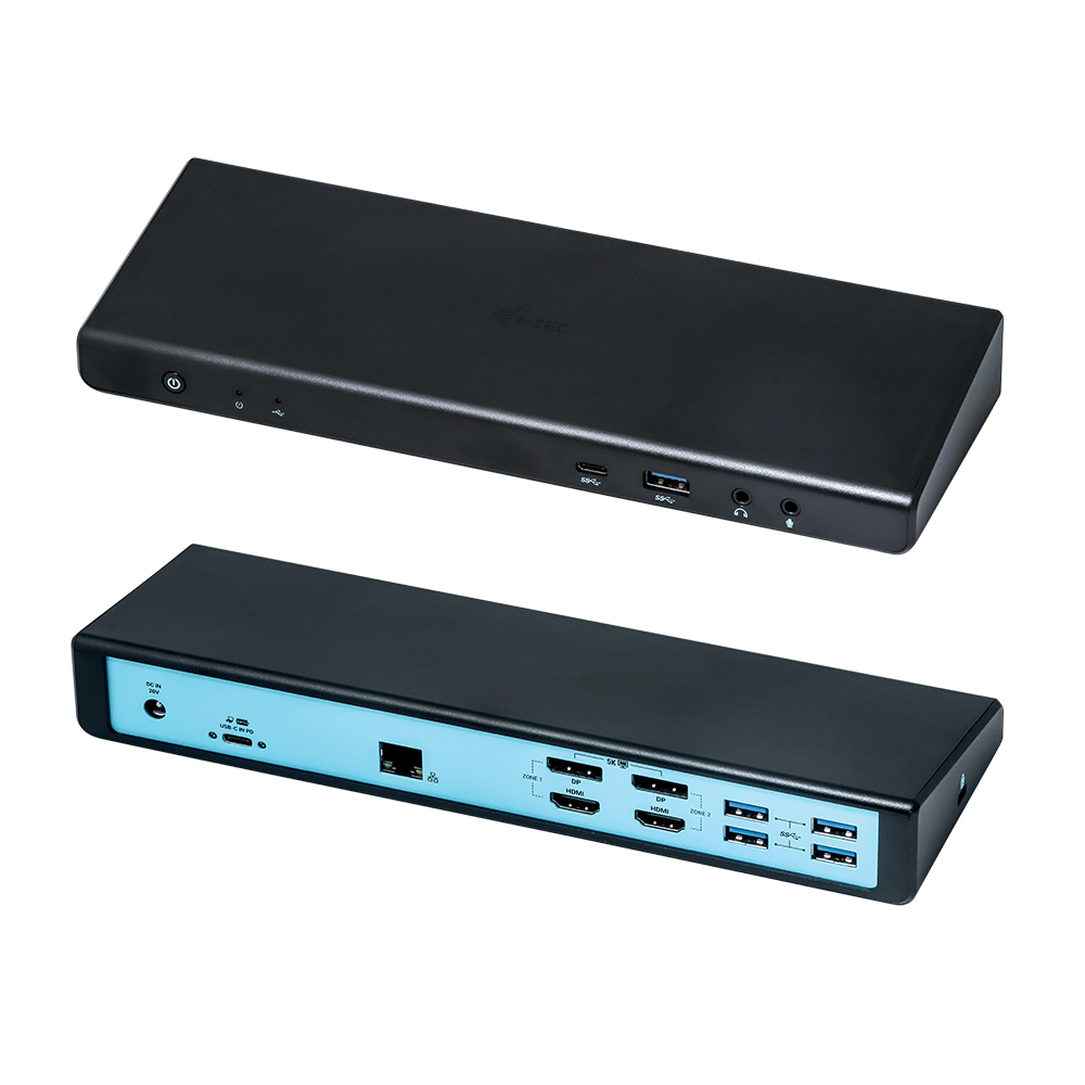 i-tec USB 3.0 / USB-C / Thunderbolt 3 Dual Display Docking Station + Power Delivery – image 2