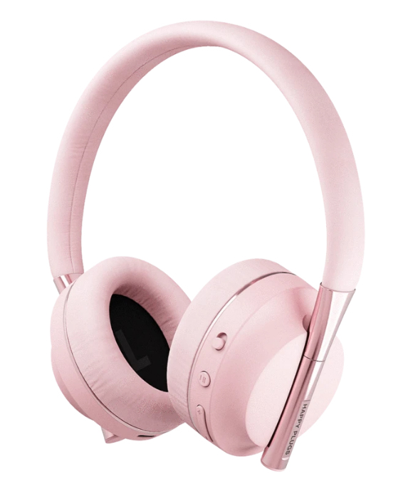 Happy Plugs PLAY Headset Wired & Wireless Head-band USB Type-C Bluetooth Pink gold – image 3