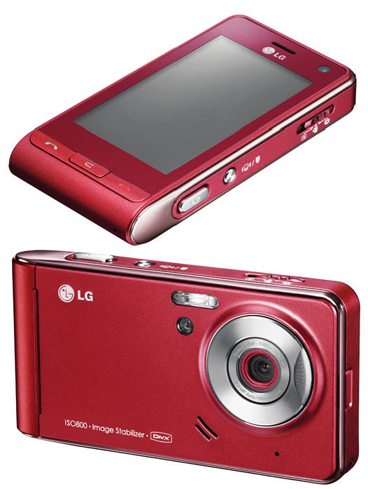 LG Viewty KU990i red