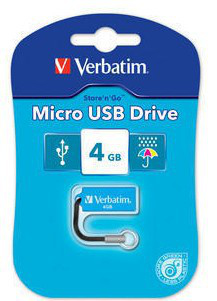 Verbatim Micro USB Drive 4GB - Caribbean Blue – image 5