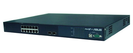 ASUS GX3112 network switch Managed L3 Power over Ethernet (PoE) Black