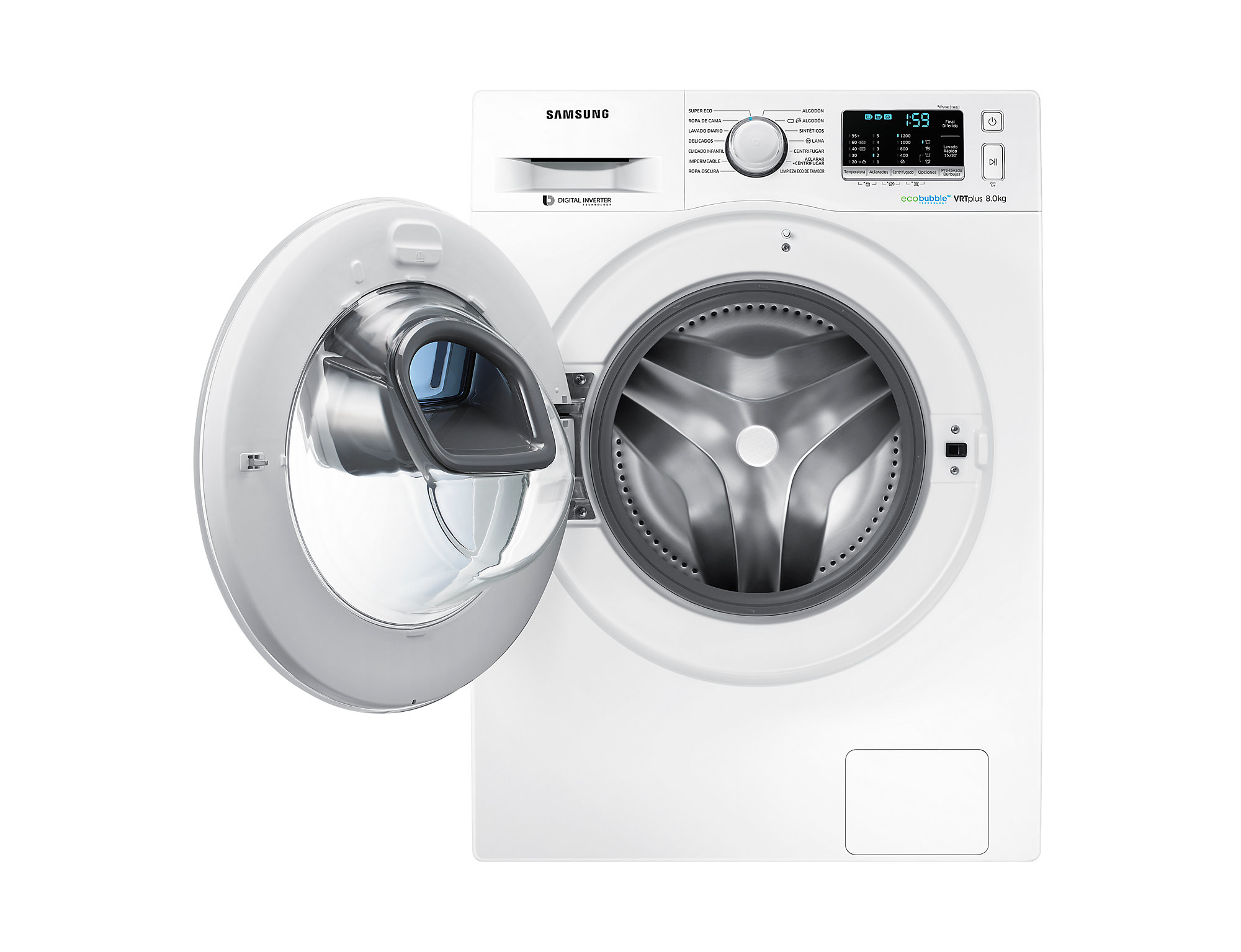 Samsung WW80K5210XW washing machine Front-load – image 3