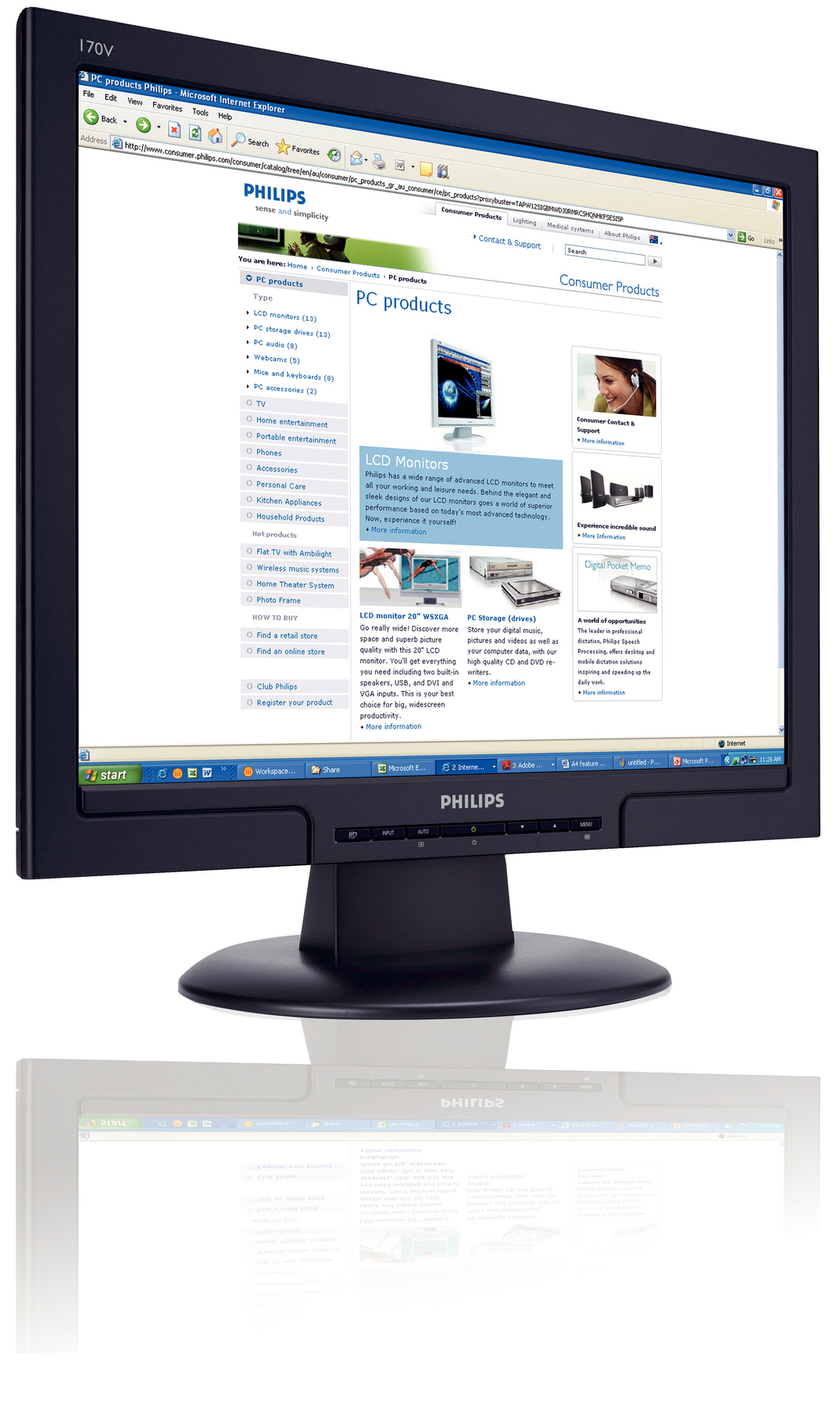 Philips 170V8FB 17" SXGA LCD monitor
