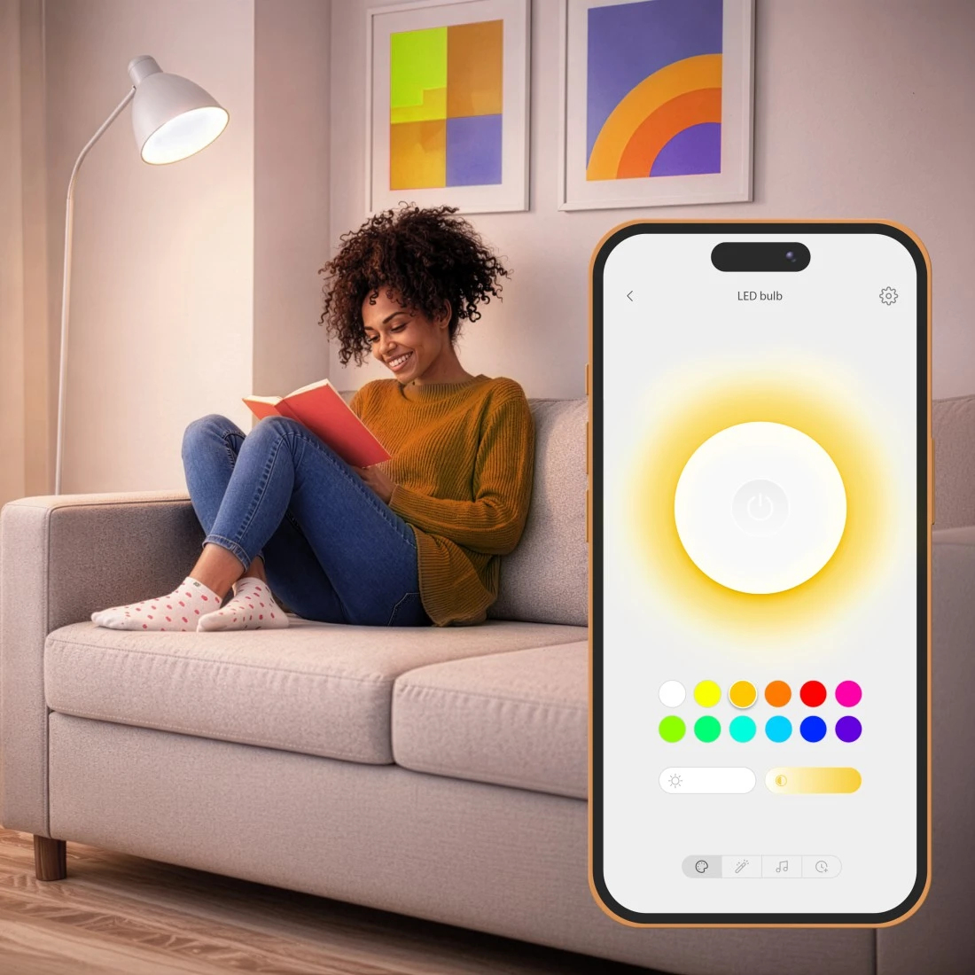 Hama 00176684 smart lighting Smart bulb Wi-Fi – image 4