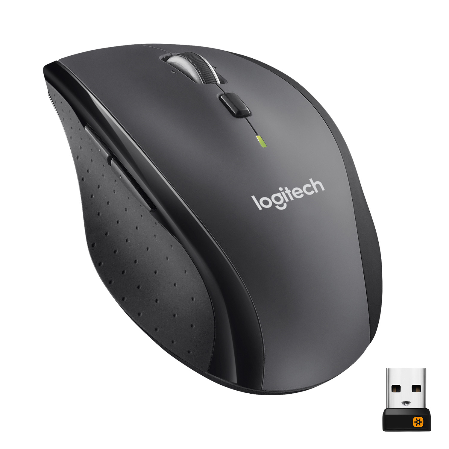 Logitech Marathon M705 ratón Oficina Mano derecha RF inalámbrico Óptico 1000 DPI