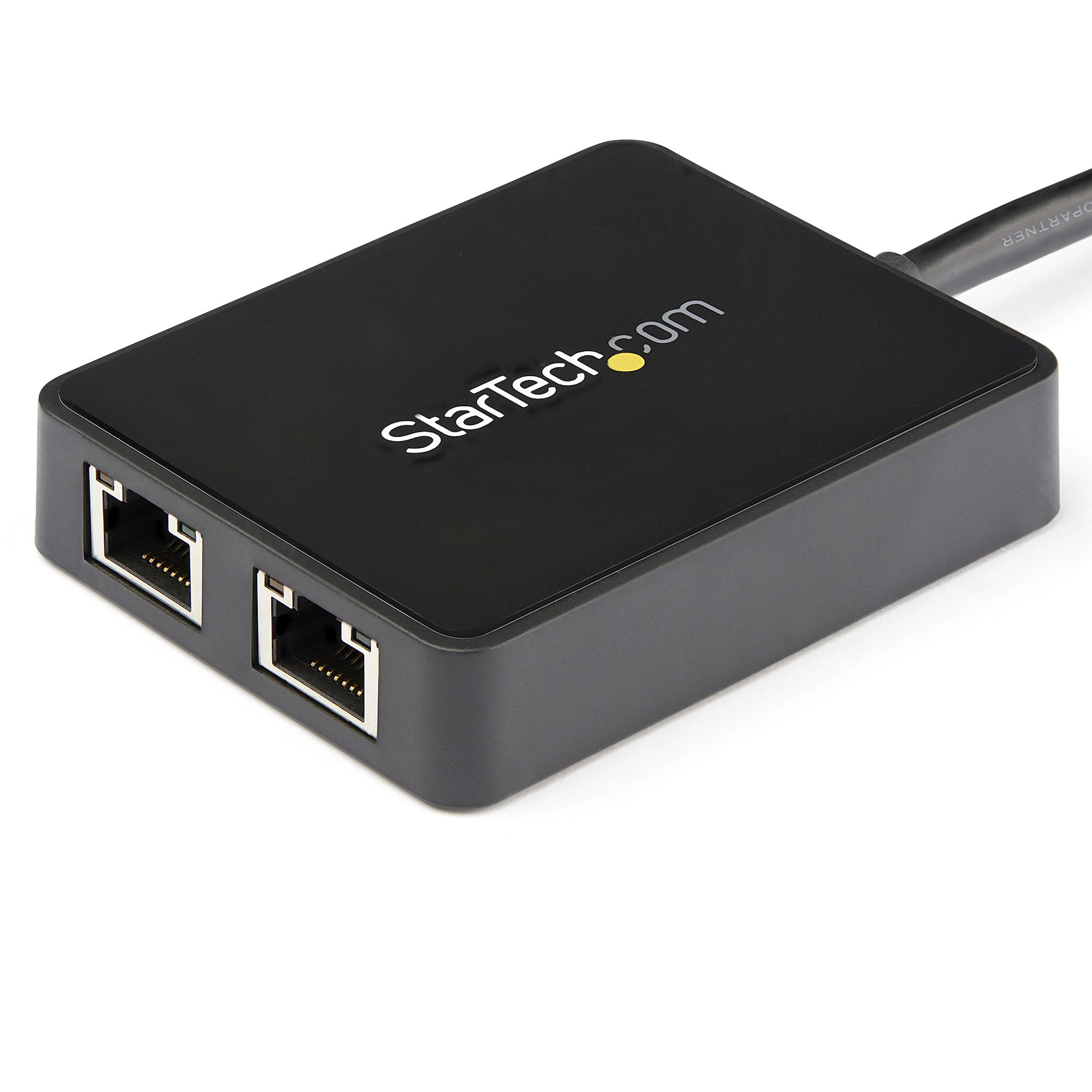 StarTech.com USB 3.0 to Dual Port Gigabit Ethernet Adapter w/ USB Port, 10/100/1000 Mbps, USB Gigabit LAN Network NIC Adapter – image 2