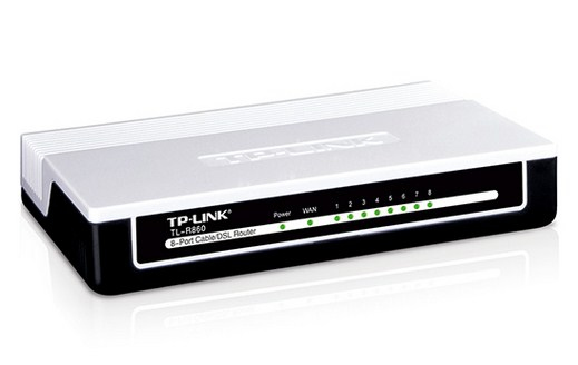 TP-Link TL-R860 wired router Black, White – image 1