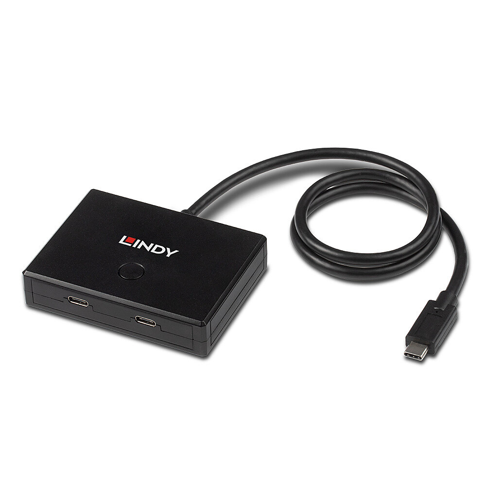 Lindy 2 Port USB 3.2 Gen 2 Type C Bi-Directional Switch – image 1