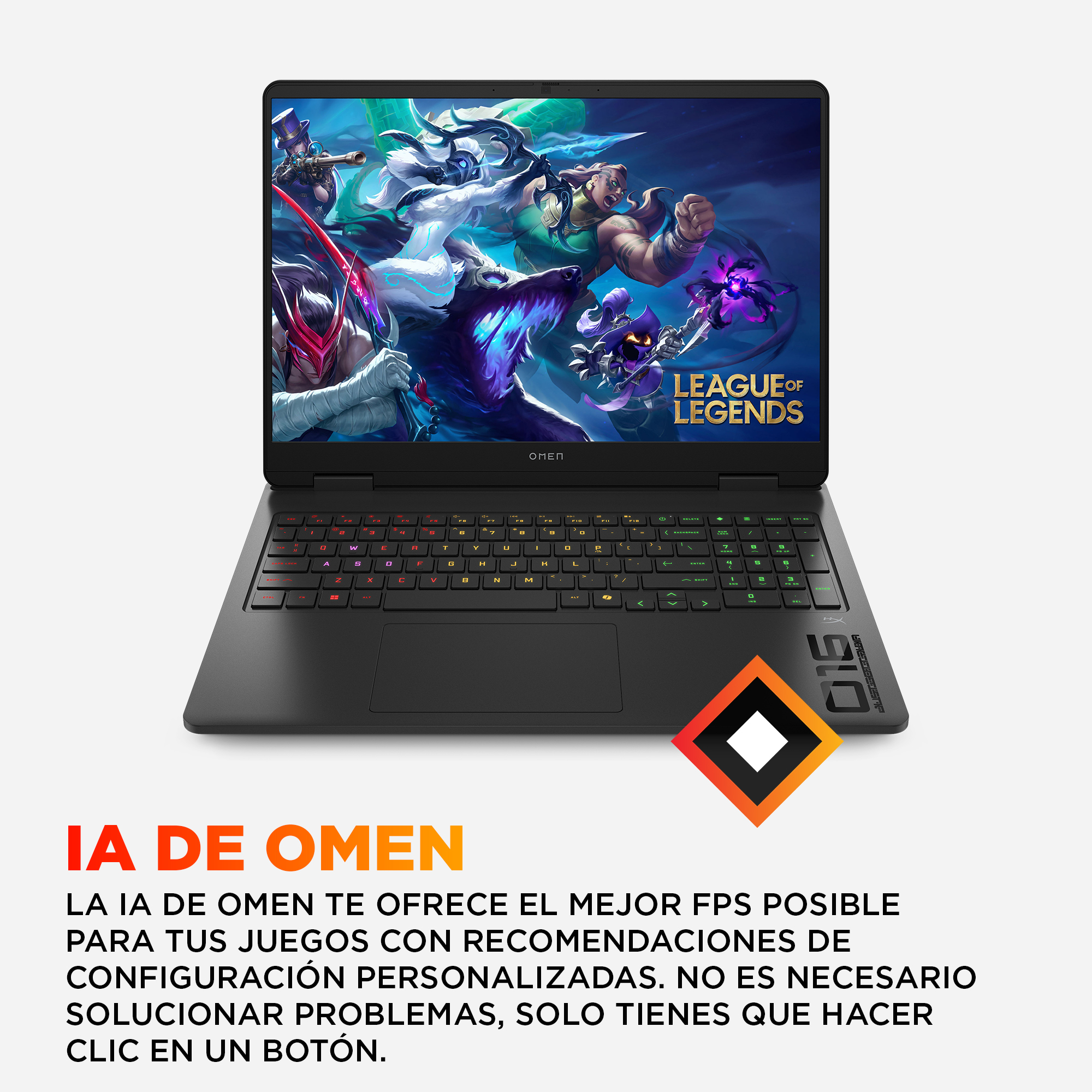Portátil gaming - HP OMEN Gaming 16-am0028ns, 16" WUXGA, Intel® Core™ i9-14900HX, 32 GB RAM, 1 TB SSD, GeForce RTX™ 5070, Sin sistema operativo, Negro - imagen 11