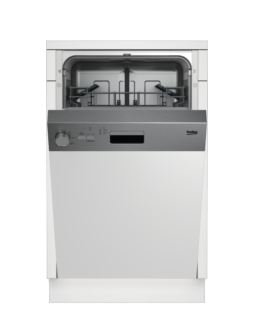 Beko DSS05010X dishwasher Semi built-in 10 place settings – image 2
