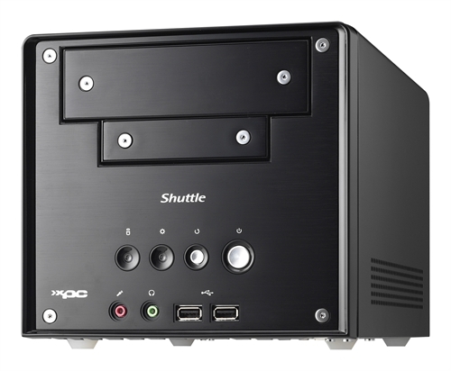 Shuttle SA76G2 PC/workstation barebone SFF Black Socket AM2 – image 6