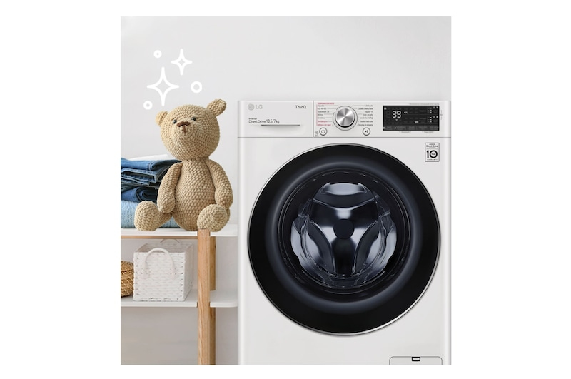 LG F4DV7510S2W washer dryer Freestanding Front-load White – image 5