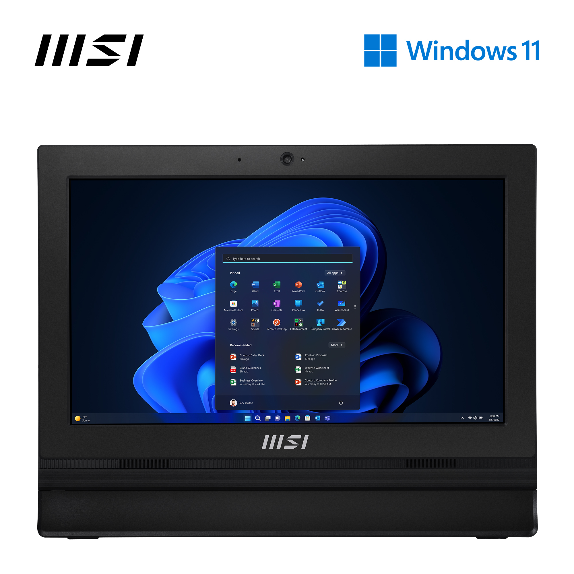 MSI PRO AP162T ADL N100 4GB 128GB W11P – image 4