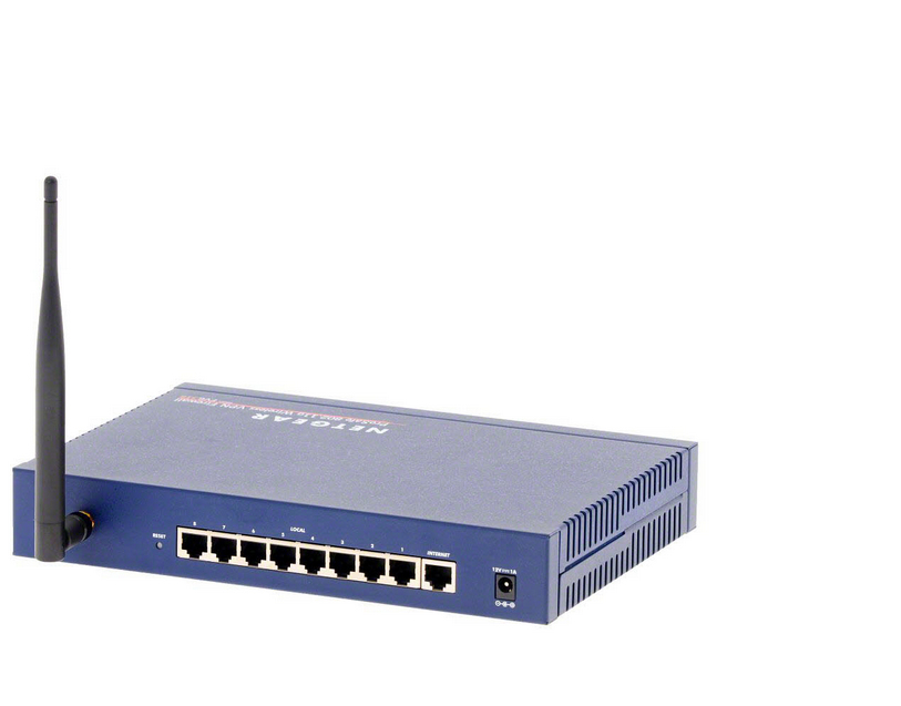 NETGEAR FVG318G wireless router Fast Ethernet Black, Blue – image 2