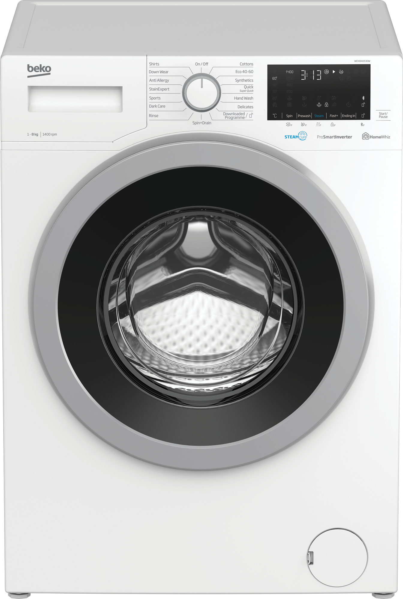 Beko WEX840530W washing machine Front-load – image 3