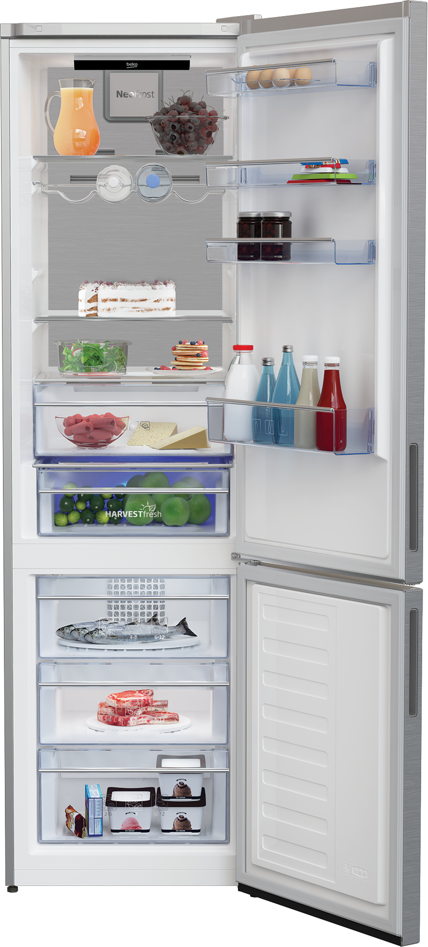 Beko MCNA406E63ZXBN fridge-freezer Freestanding – image 5