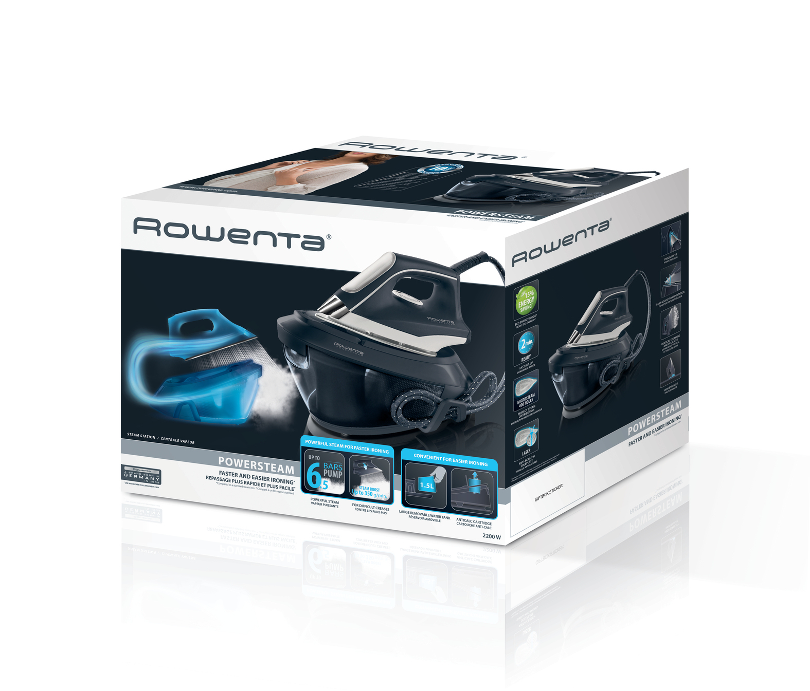 Rowenta VR8220 Pump-driven steam ironing station – image 5