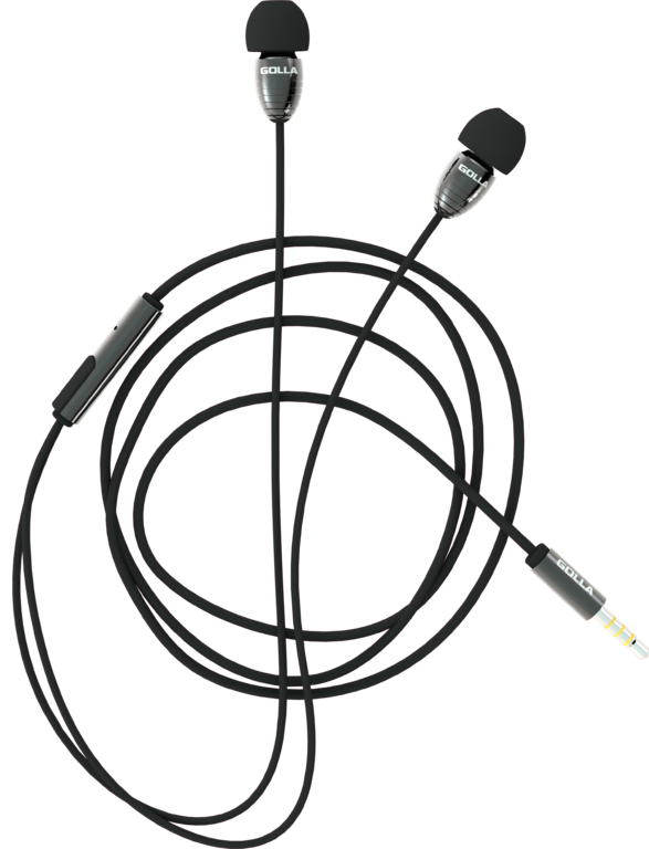 Golla G1519 headphones/headset Wired In-ear Black
