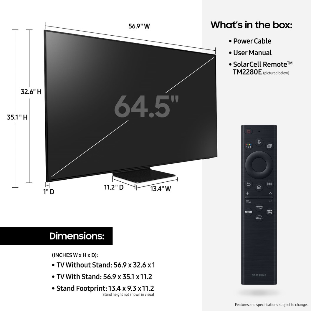 Samsung QN65QN90BAF 163.8 cm (64.5") 4K Ultra HD Smart TV Wi-Fi Black, Titanium – image 6