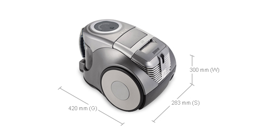 Samsung SC8581 1.5 L Cylinder vacuum Dry 2000 W Bagless – image 2