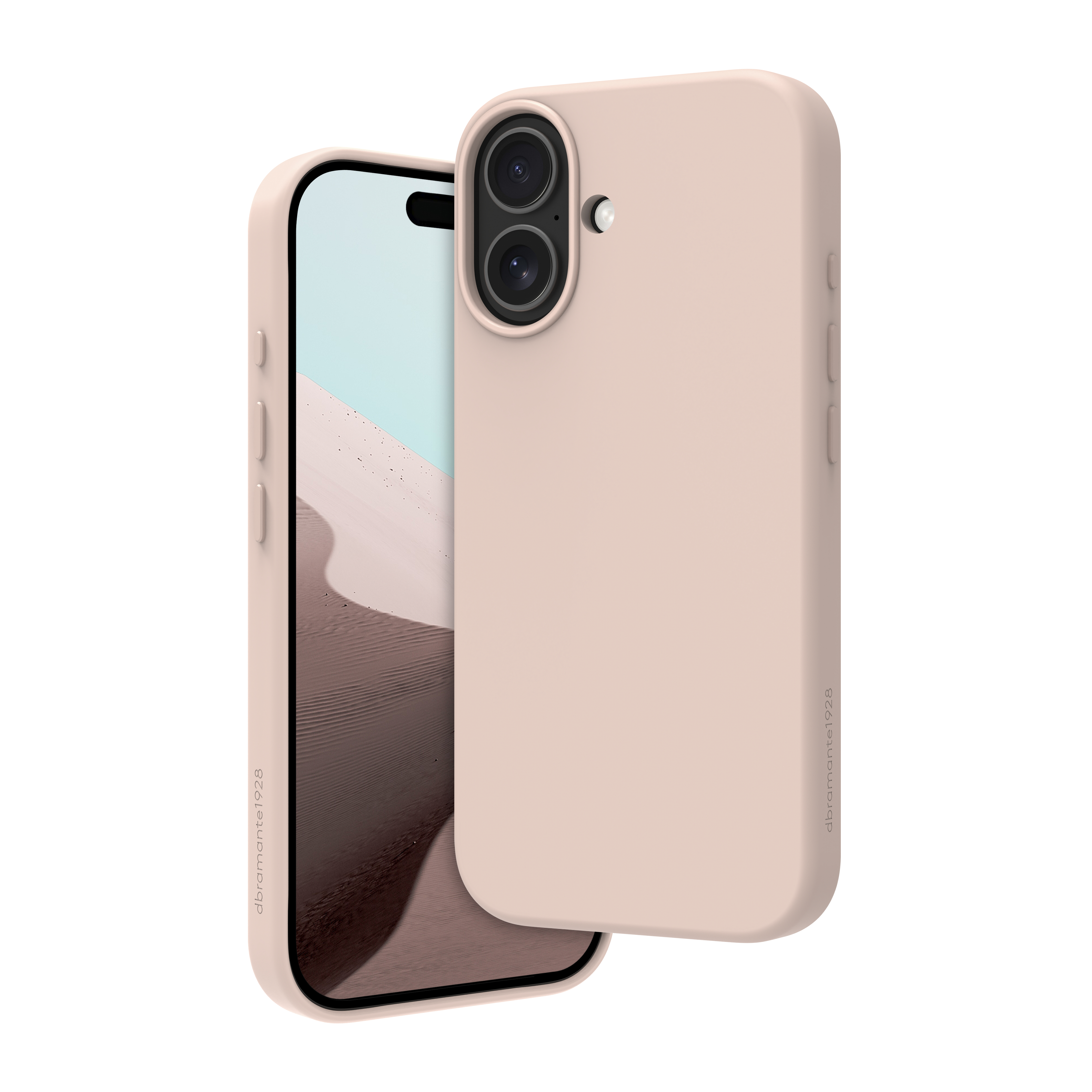 dbramante1928 Roskilde - Back cover for mobile phone - MagSafe compatibility - ICON - pink sand - for Apple iPhone 17