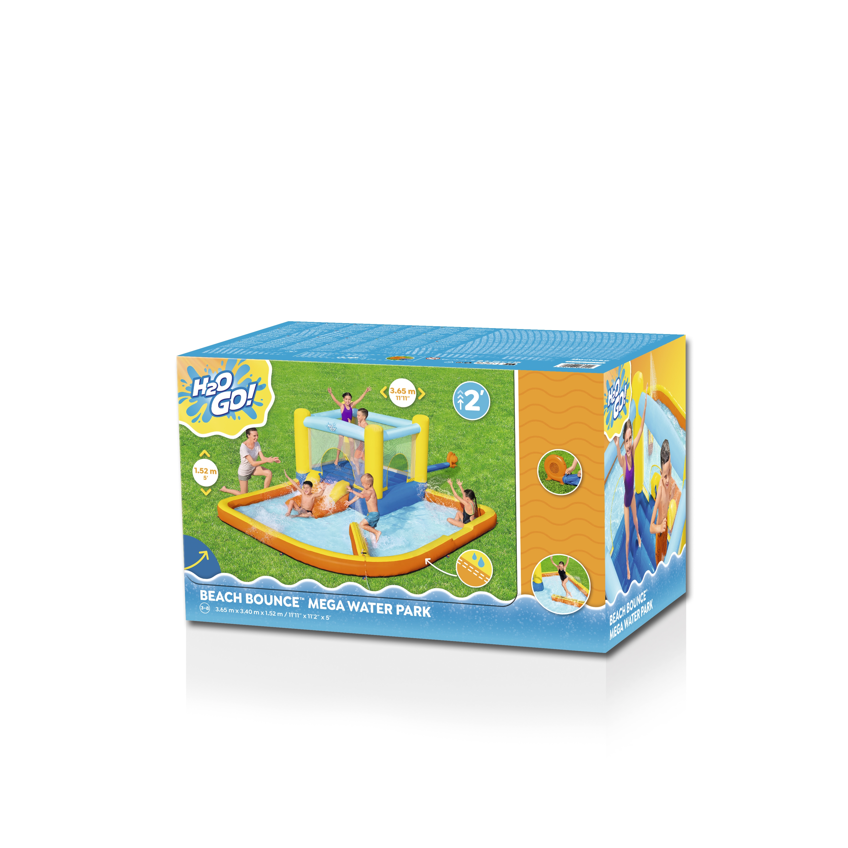 عکس پارک آبی بادی بزرگ H2OGO! Beach Bounce™ برای کودکان 1.52 متر