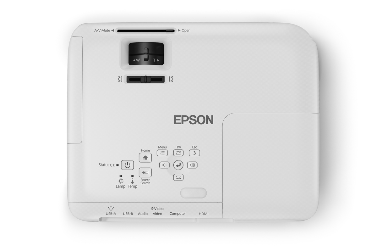 Epson PowerLite 740HD Standard throw projector 3000 ANSI lumens 3LCD 720p (1280x720) White – image 4