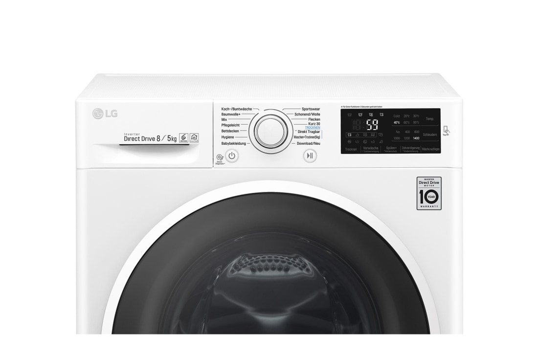 LG F14WD85EN0 washer dryer Freestanding Front-load White – image 4