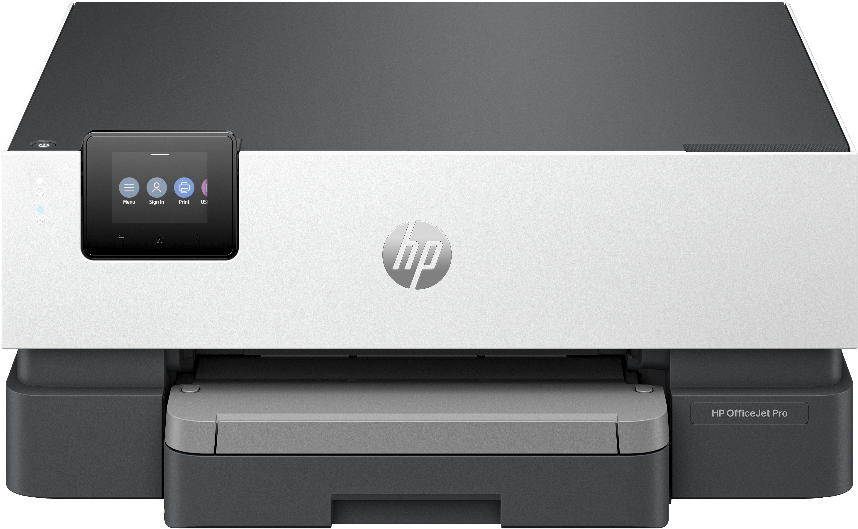 HP OfficeJet Pro 9110b-skrivare, Färg, Skrivare för Hemma och hemmakontor, Utskrift, Trådlöst; Dubbelsidig utskrift; Skriv ut från en smarttelefon eller platta; Pekskärm; Port för USB-minne på framsidan