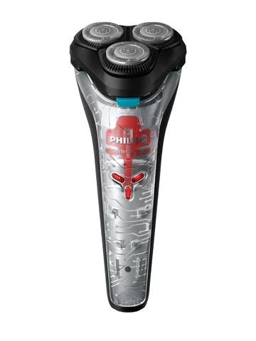 Philips 1000 series S1118/02 men's shaver Rotation shaver Black, Red, Transparent – image 1