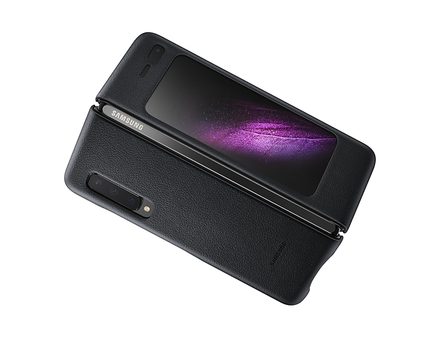 Samsung Leather Cover Galaxy Fold 5G black – image 4