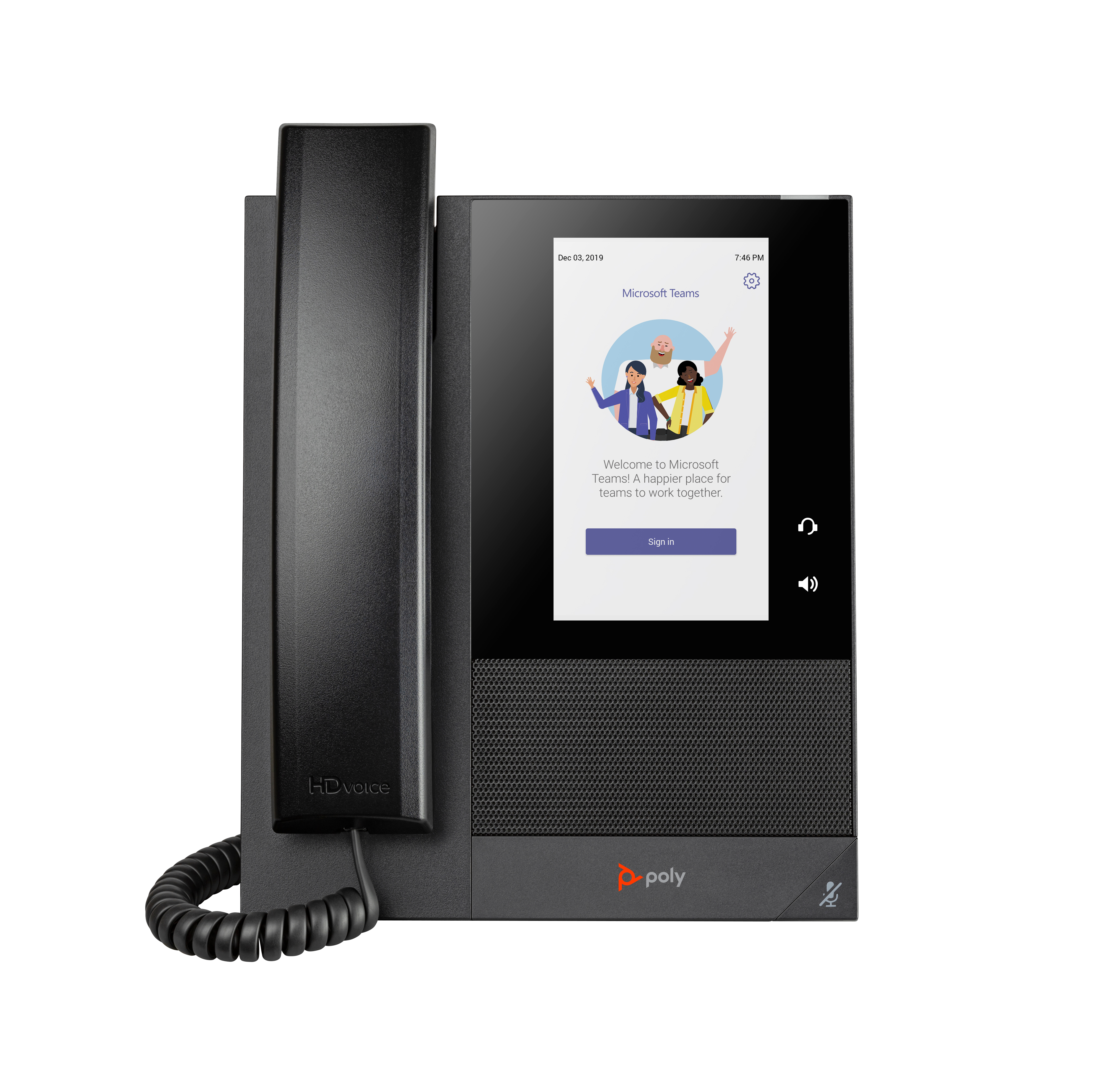 Poly CCX 400 - For Microsoft Teams - VoIP phone - SIP, SDP, RTCP, RTP, SRTP - 24 lines - black - GSA Trade Compliant - TAA Compliant