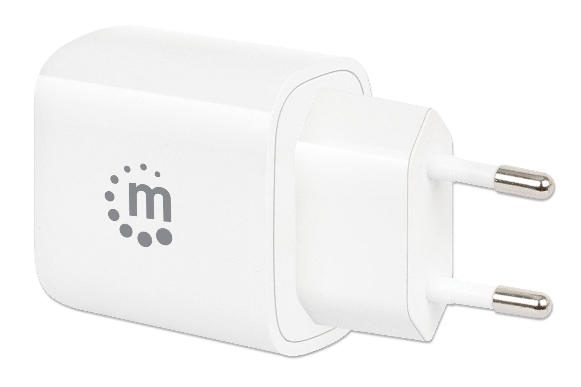 Manhattan Wall/Power Mobile Device Charger (Euro 2-pin), USB-C and USB-A ports, USB-C Output: – image 5