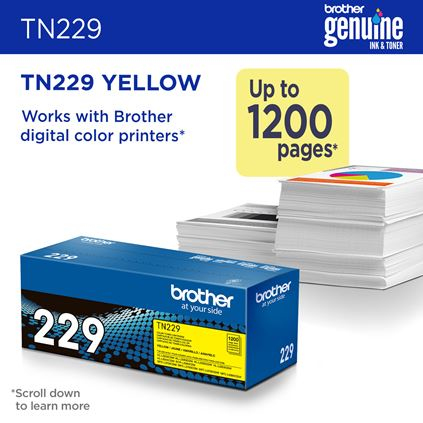 Brother TN-229Y toner cartridge 1 pc(s) Original Yellow – image 2