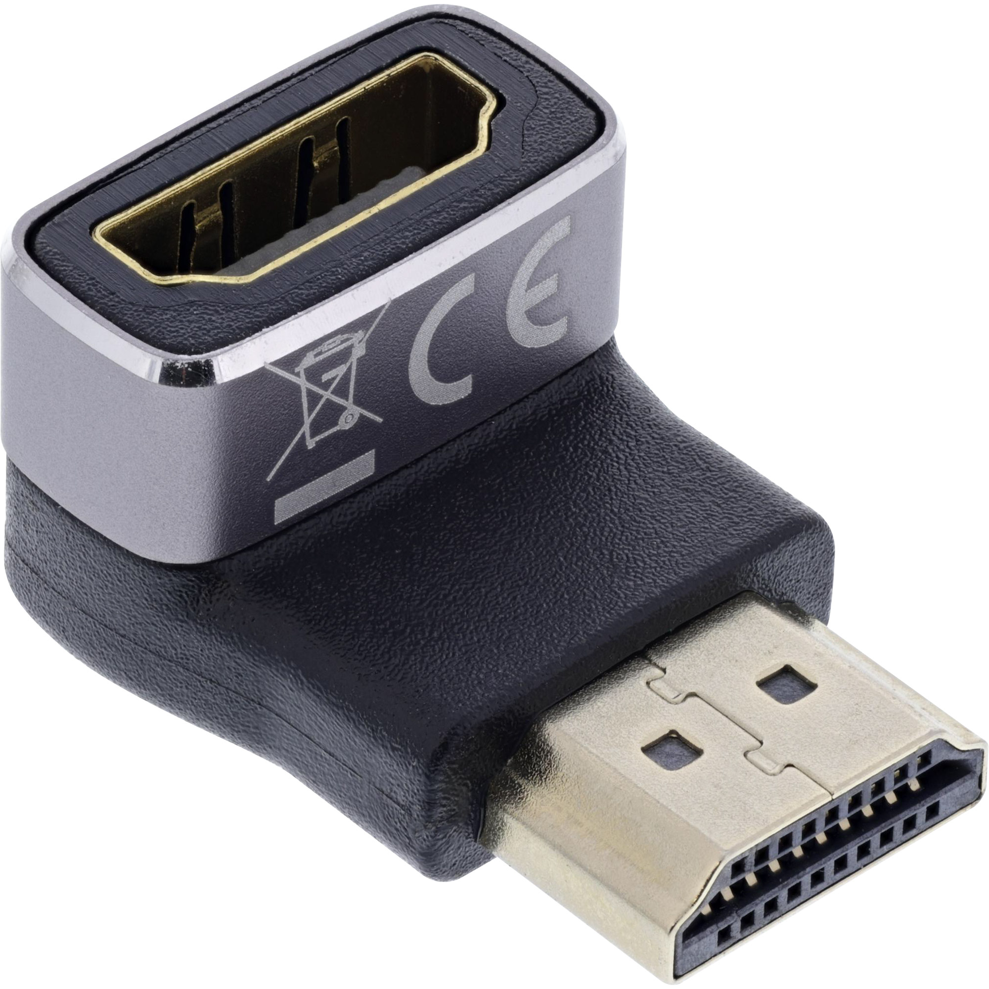 InLine 17991F adattatore per inversione del genere dei cavi HDMI A Nero Grigio