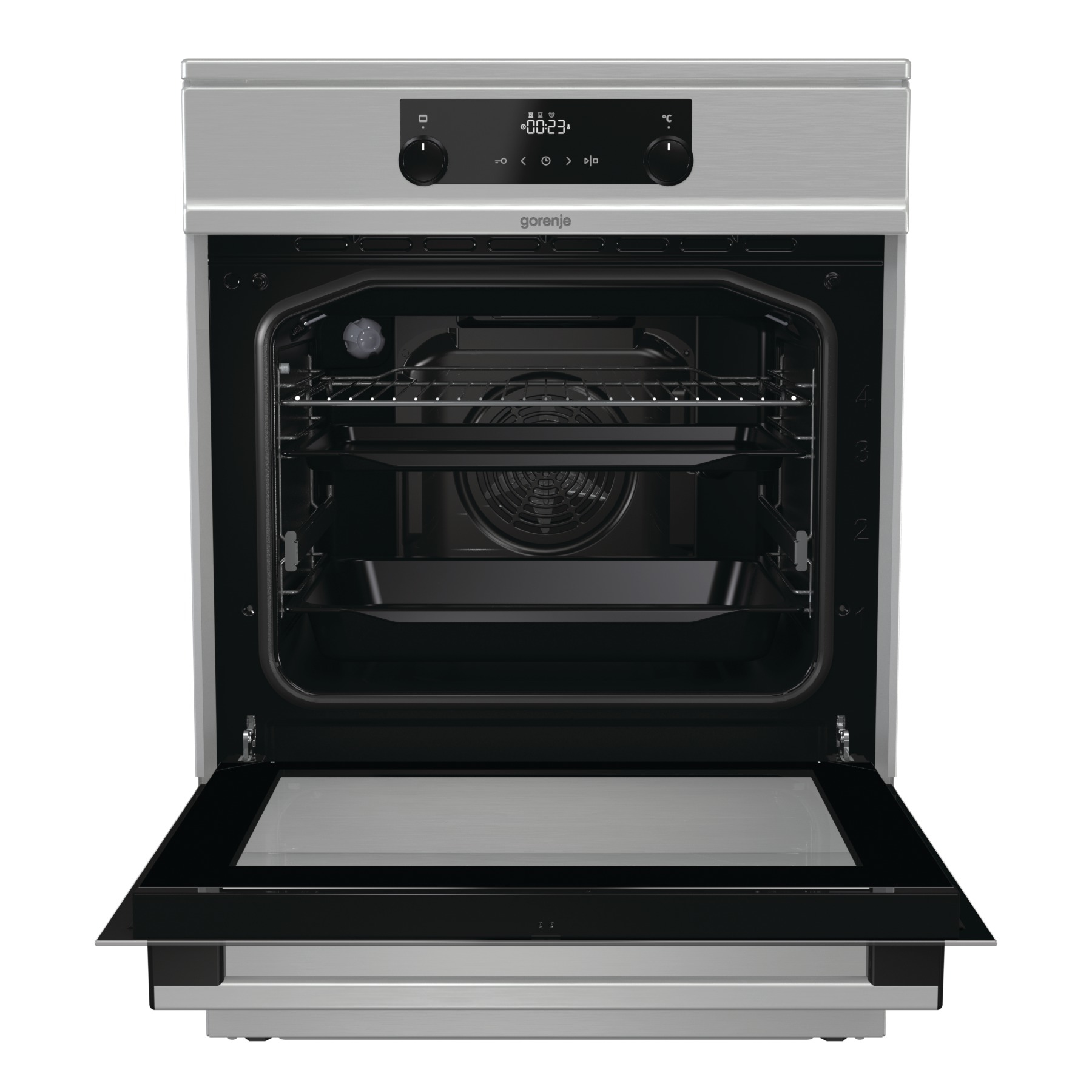 Gorenje EIT6355XPD Freestanding cooker Electric Zone induction hob Stainless steel – image 4