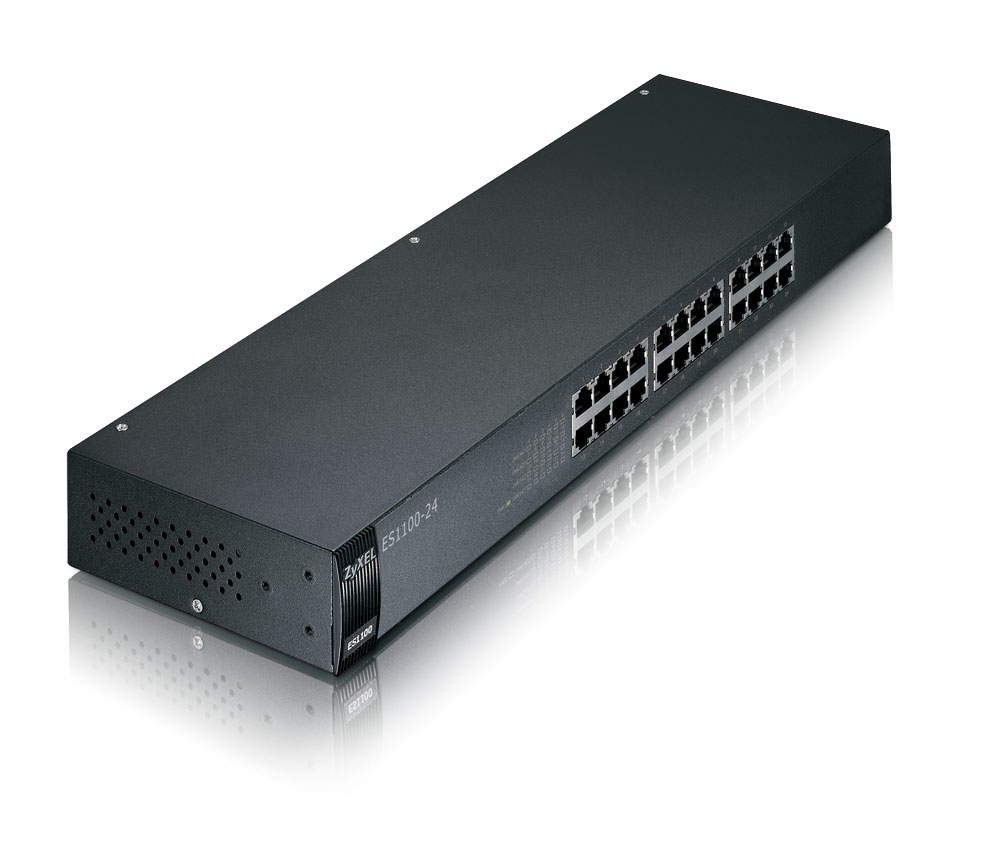 Zyxel ES1100-24 Unmanaged Black – image 2