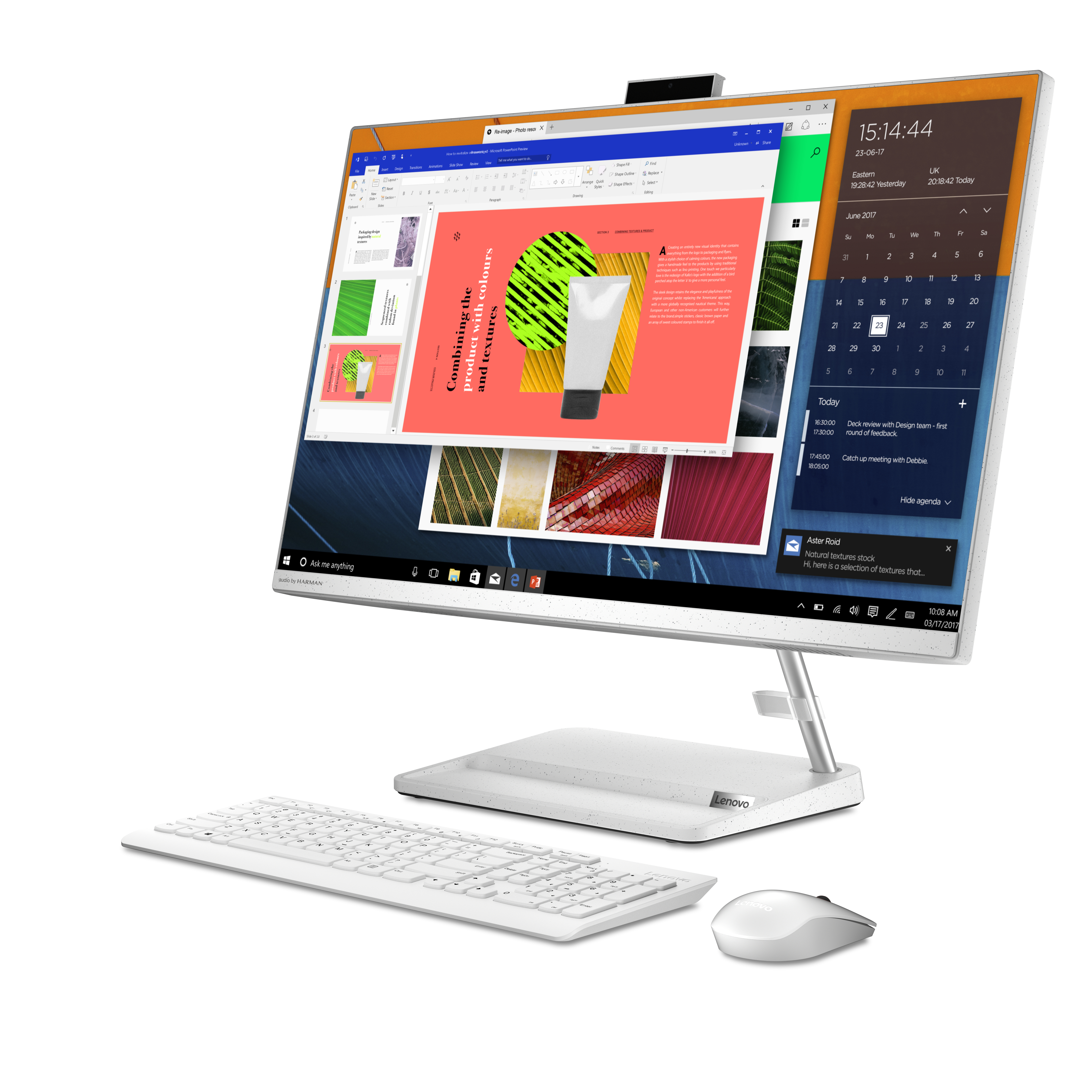 Lenovo IdeaCentre AIO 3 27ALC6 AMD Ryzen™ 7 7730U 68.6 cm (27″) 1920 x 1080 pixels All-in-One PC 16 GB DDR4-SDRAM 512 GB SSD Windows 11 Home Wi-Fi 6 (802.11ax) White image 7