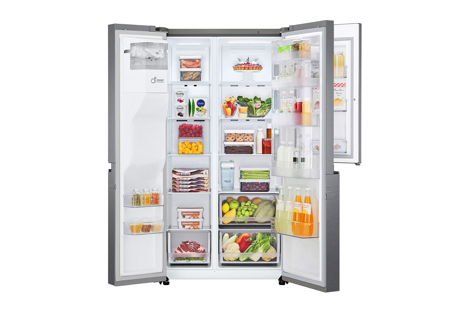 LG GSJV31DSXE side-by-side refrigerator Freestanding – image 2