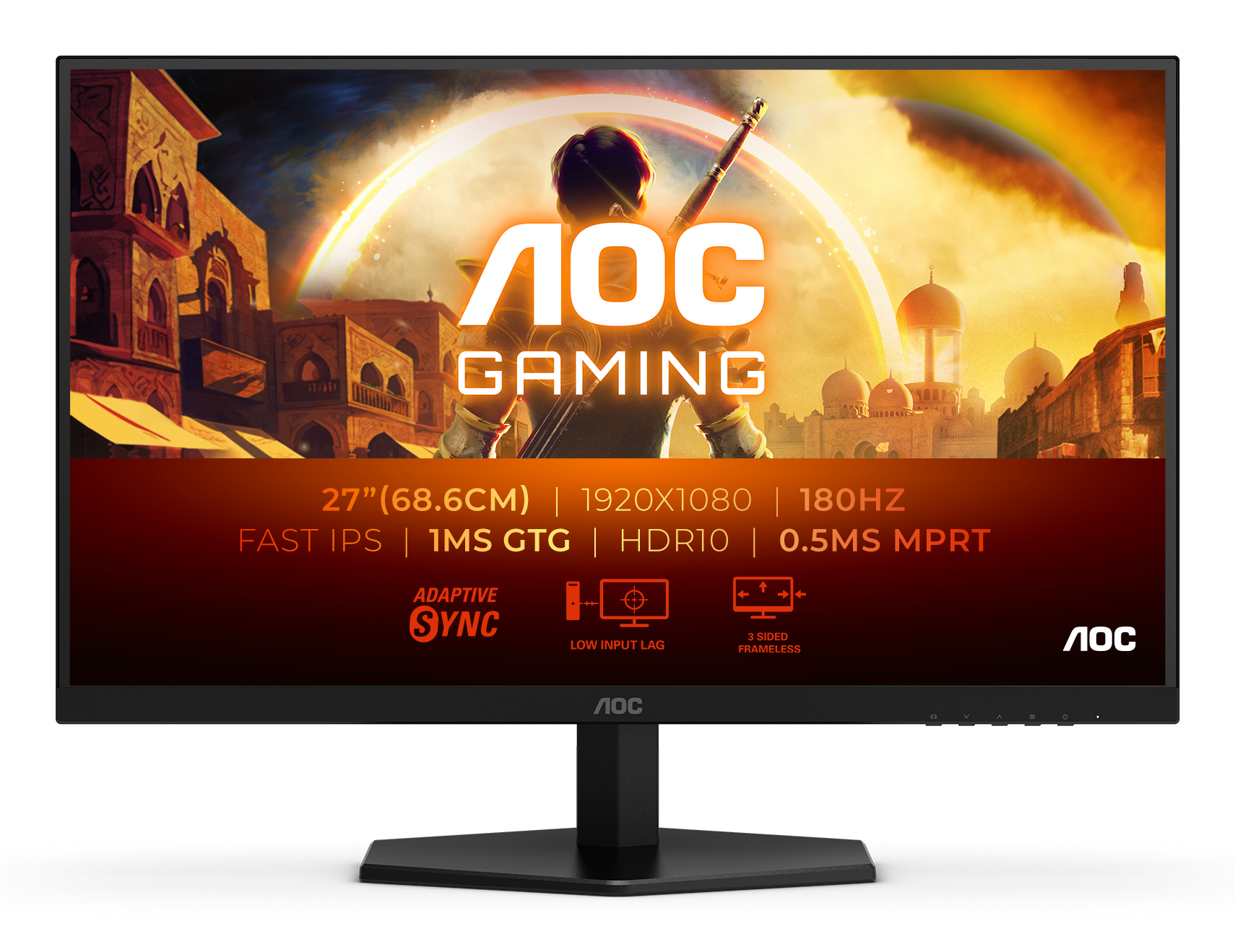 AOC G4 27G42E Computerbildschirm 68,6 cm (27″) 1920 x 1080 Pixel Full HD LCD Schwarz