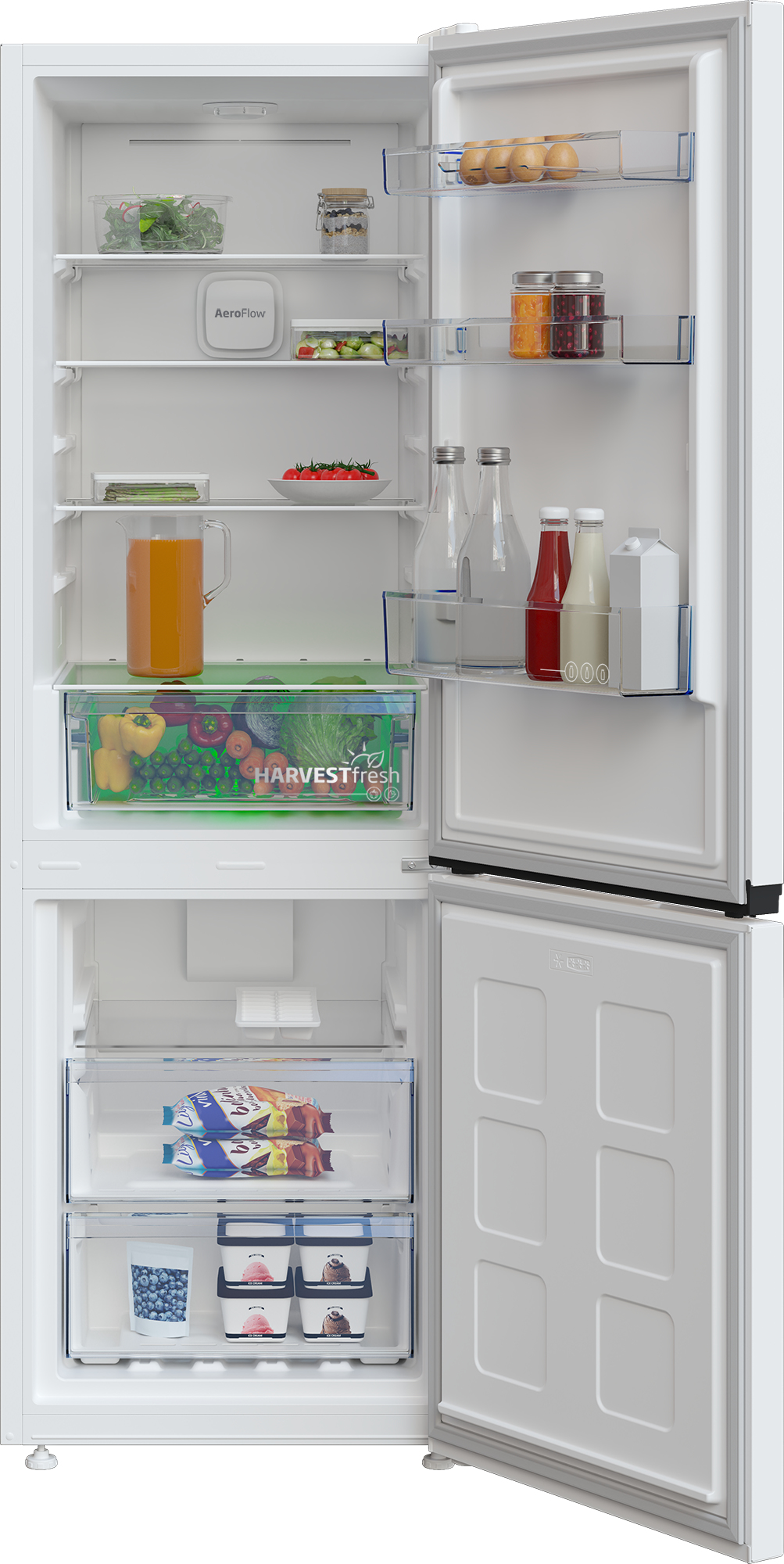 Beko B1RCNA344W fridge-freezer Freestanding – image 3