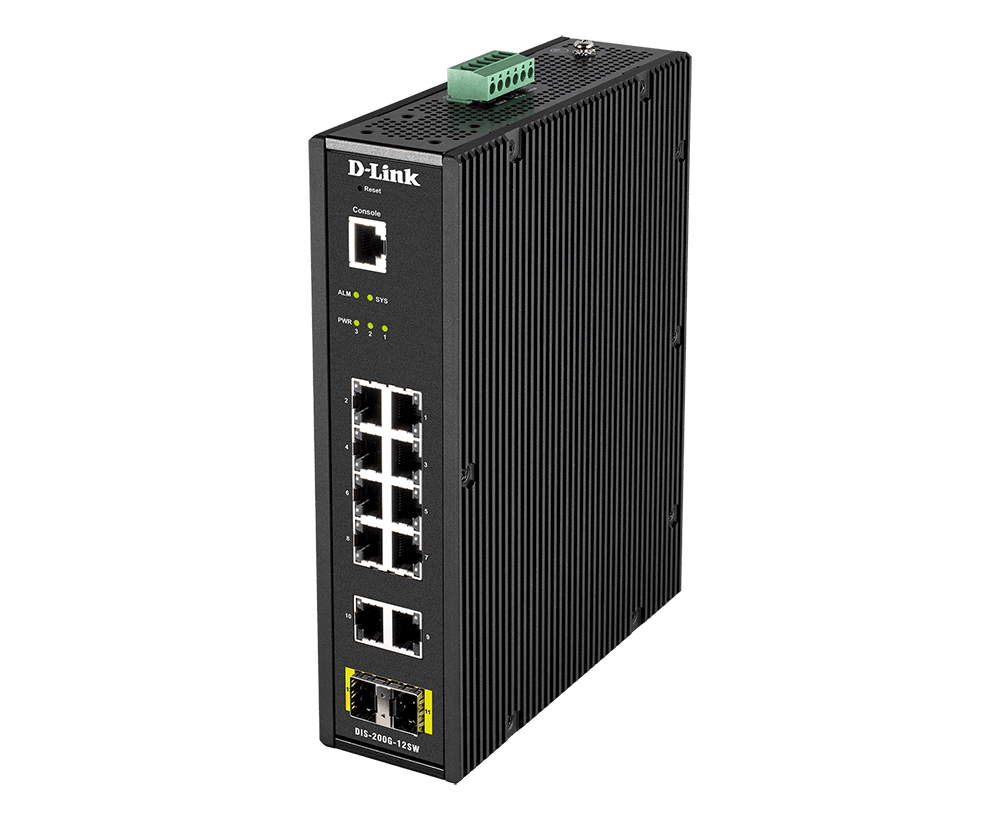 D-Link DIS-200G-12SW network switch Managed L2 Gigabit Ethernet (10/100/1000) Black – image 2