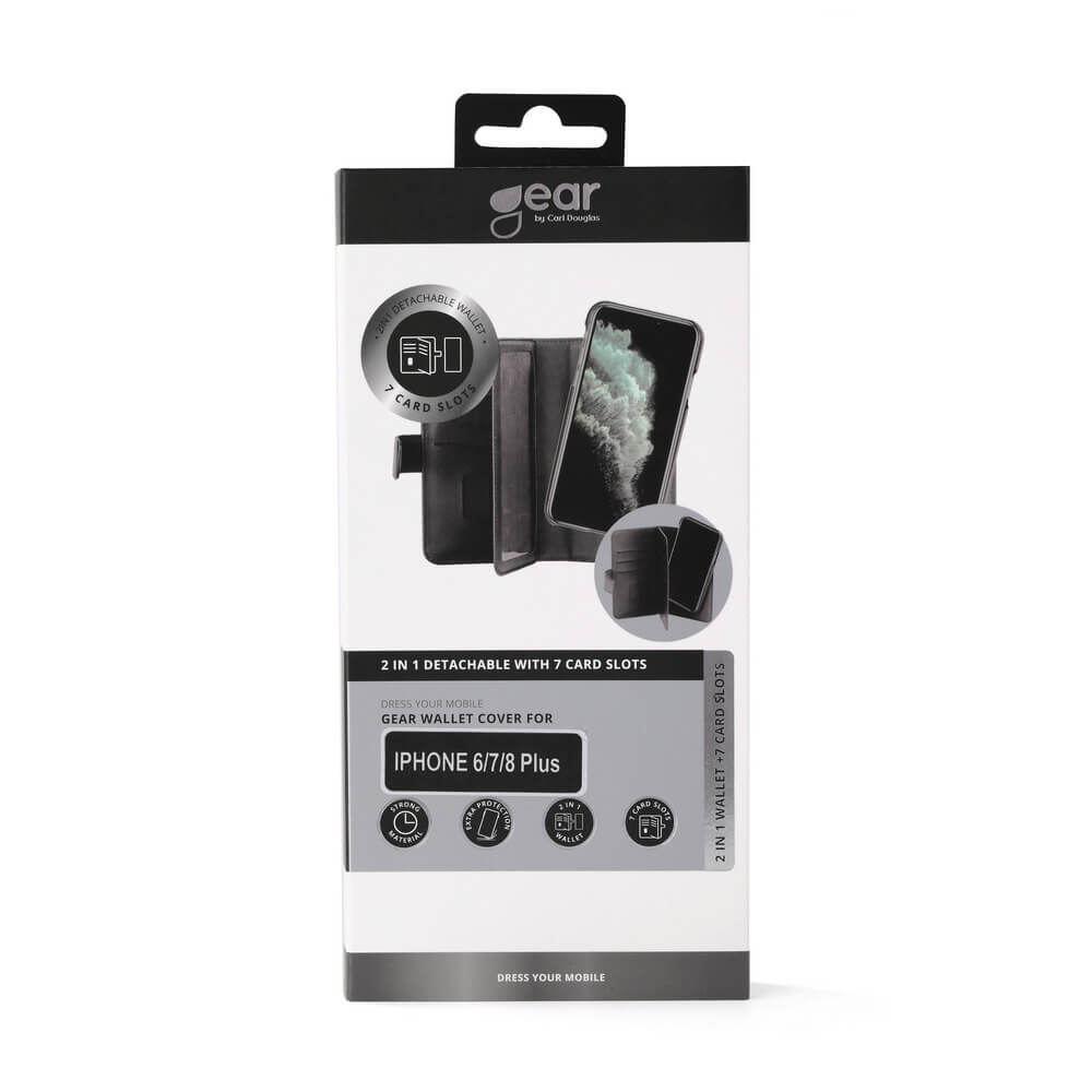Gear Wallet Case Black - iPhone 6/7/8 Plus – image 2