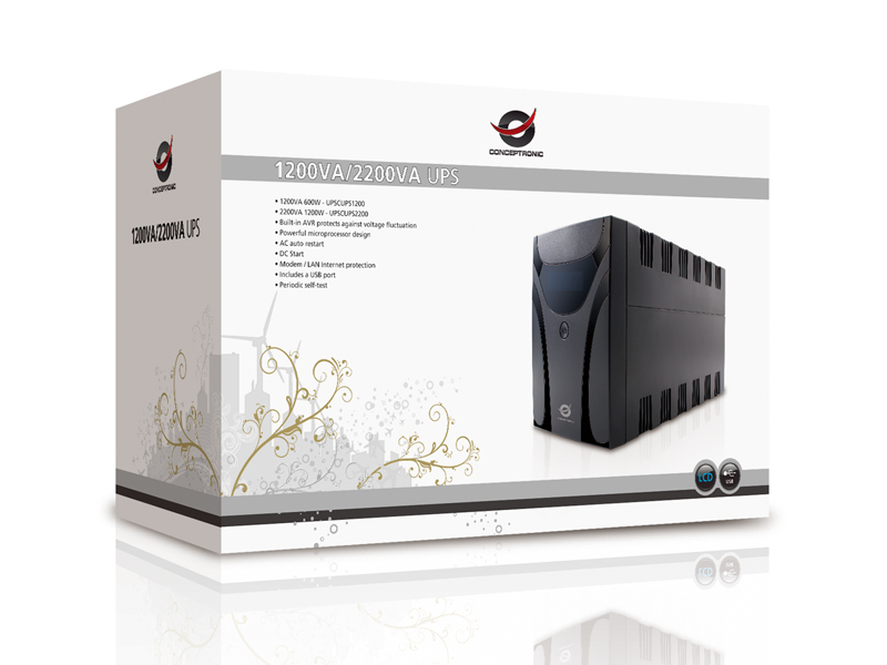 Conceptronic 2200VA 1200W UPS – image 4