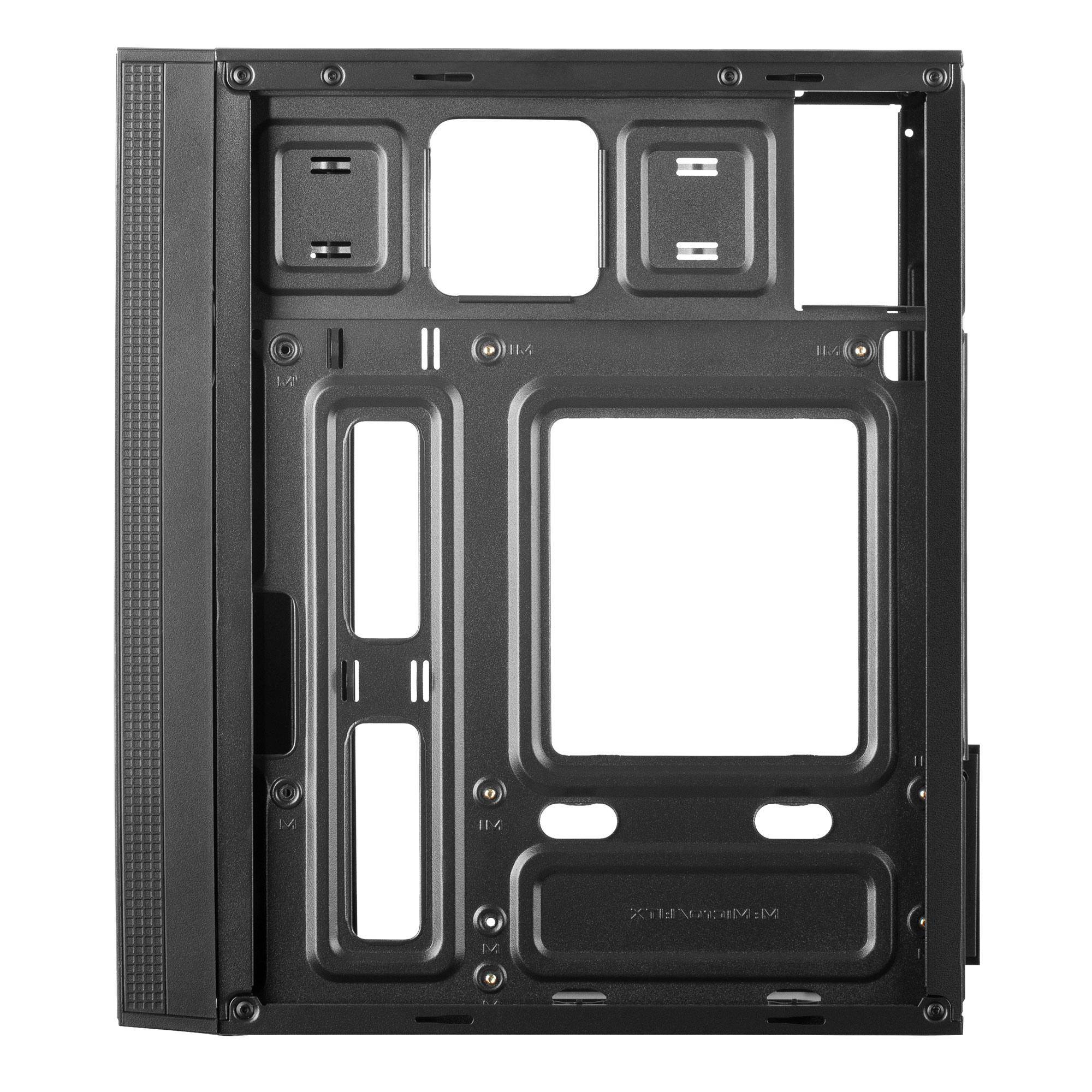 Tacens Anima ACX Mini Tower Micro ATX PC Case Brushed Aluminium Front – image 7