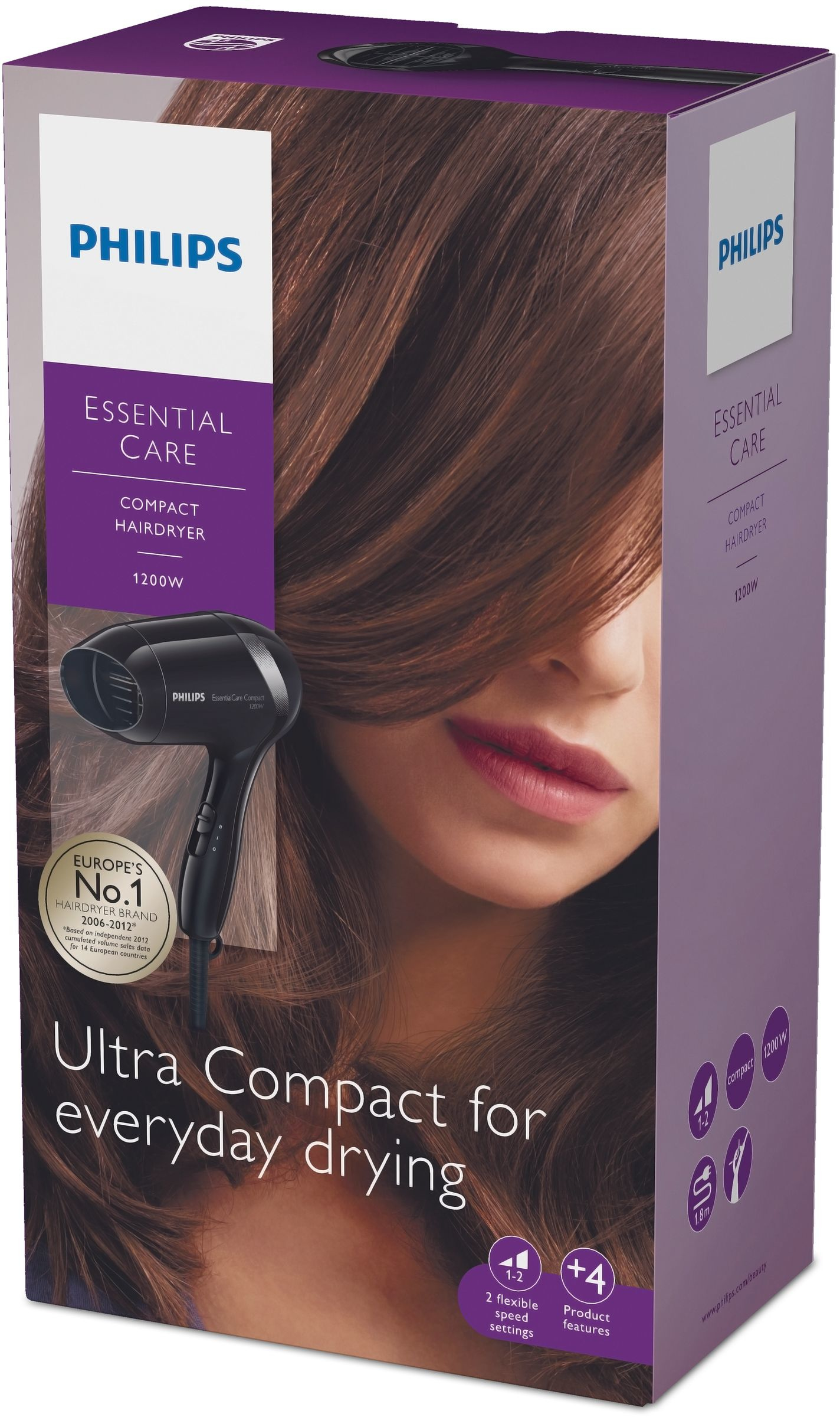 Philips Essential Care BHD001/09 hair dryer – image 2
