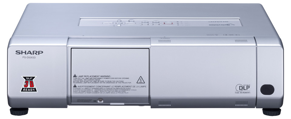 Sharp PG-D40W3D data projector 4000 ANSI lumens DLP WXGA (1280x800) – image 2