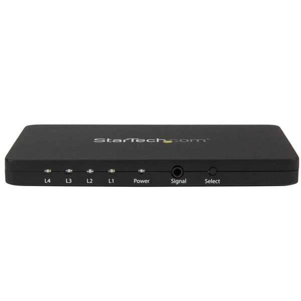 StarTech.com 4-Port HDMI automatic video switch w/ aluminum housing and MHL support – 4K – image 2