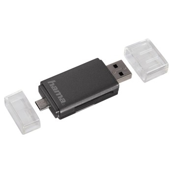 Hama 00123976 card reader USB/Micro-USB Anthracite – image 2