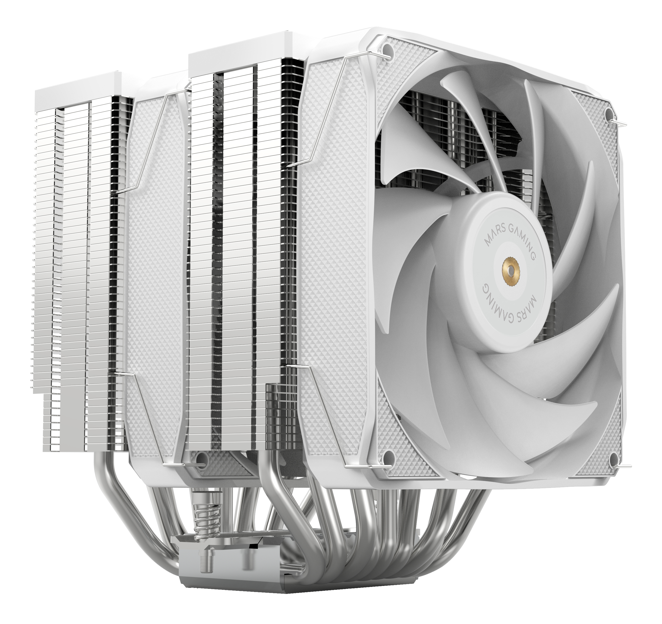 VENTILADOR CON DISIPADOR DE CPU MARS GAMING MCPUXU9W DOBLE VENTILADOR FBD COBRE MULTISOCKET TPD 400